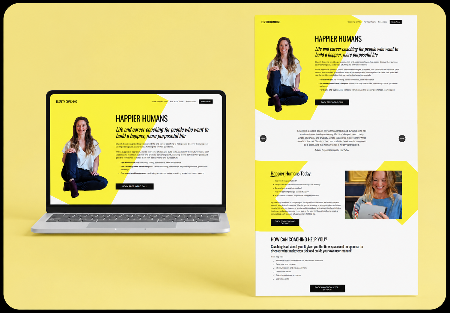 Custom Squarespace Website