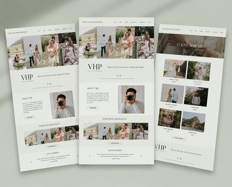 Photography Portfolio Website
